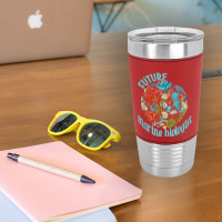 Future Marine Biologist Ocean Life Drawing Whale Octopus Leatherette Tumbler | Artistshot