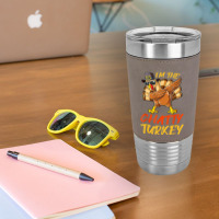 Chatty Turkey Matching Family Group Thanksgiving Party Leatherette Tumbler | Artistshot