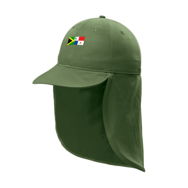 Jamaican Panamanian Flag Jamaica Panama T Shirt Sun Shade Cap by AbidahToenges | Artistshot