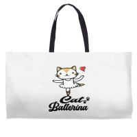 Ballerina Cat Weekender Totes | Artistshot