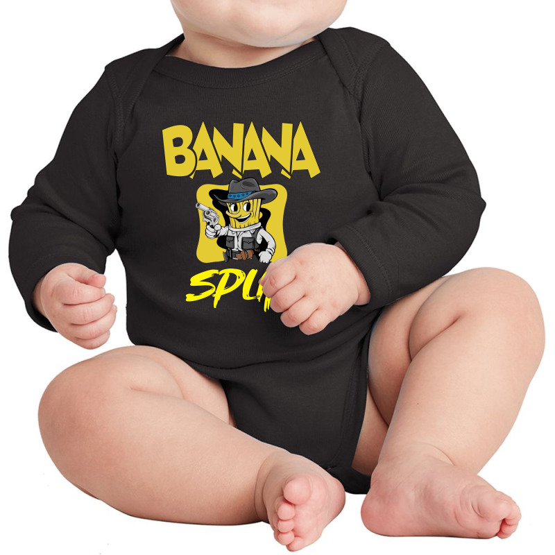 Banana Split Long Sleeve Baby Bodysuit by ARTOF T-SHIRT | Artistshot