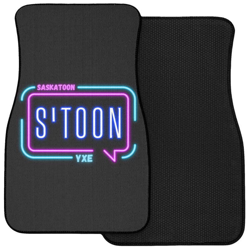 Saskatoon City Lights Front Car Mat by Stoon Style Studio | Artistshot