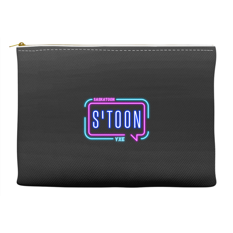 Saskatoon City Lights Accessory Pouches by Stoon Style Studio | Artistshot