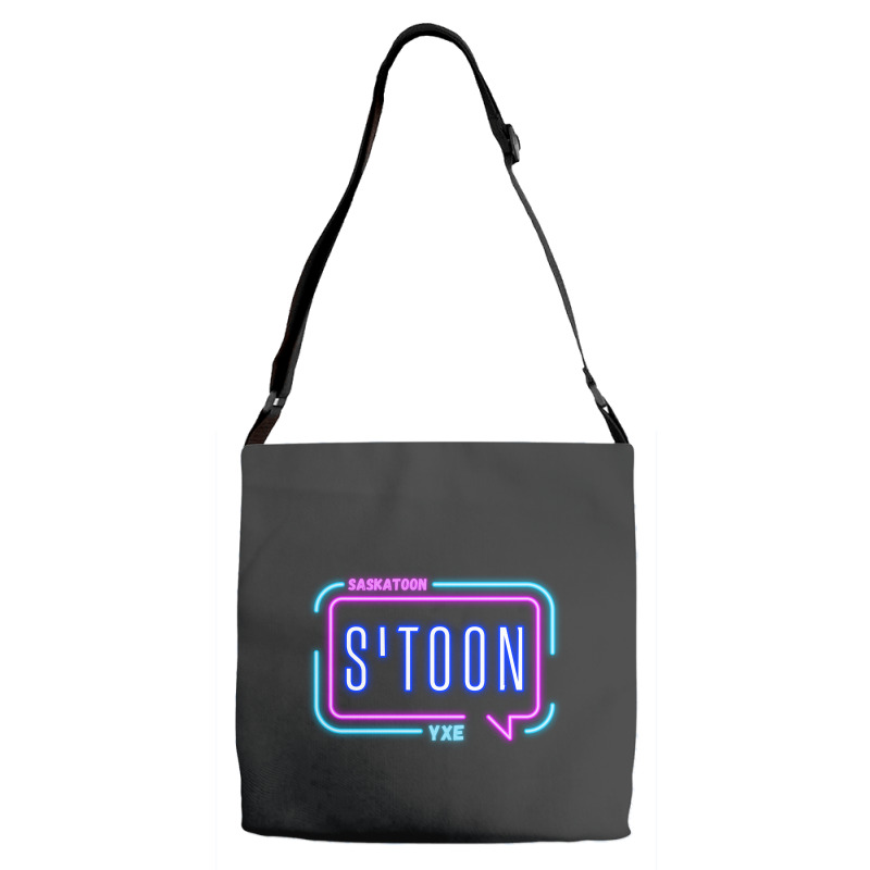 Saskatoon City Lights Adjustable Strap Totes by Stoon Style Studio | Artistshot