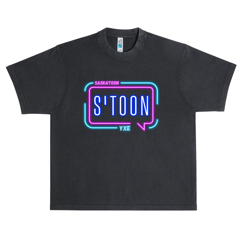 Saskatoon City Lights Urban Heavy T-shirt by Stoon Style Studio | Artistshot