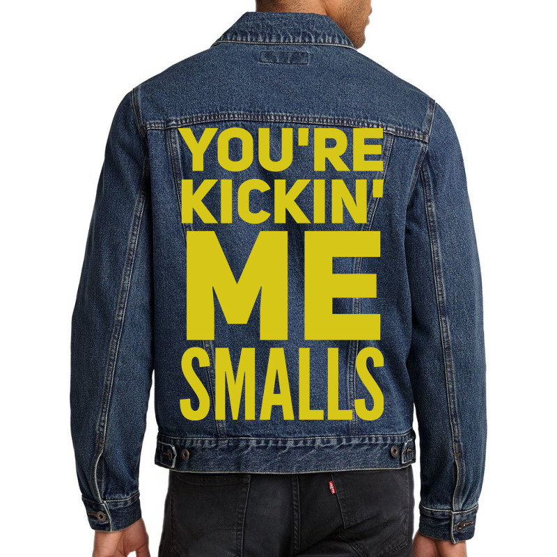 Maternity You're Kickin Me Smalls Men Denim Jacket by Perfect Designers | Artistshot