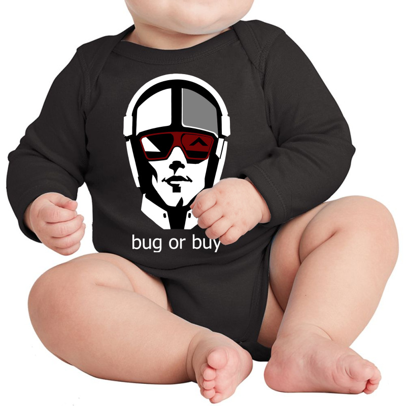 Just Smile2 Long Sleeve Baby Bodysuit by cotto art | Artistshot