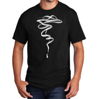 Minimalist Smoke Paint Basic T-shirt | Artistshot