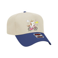 Funny Unicorn On Bike Work Out Biker Adjustable Baseball Cap | Artistshot