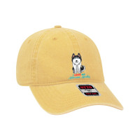 I Love My Siberian Husky For Lovers Of Huskies Premium Dyed Cap | Artistshot