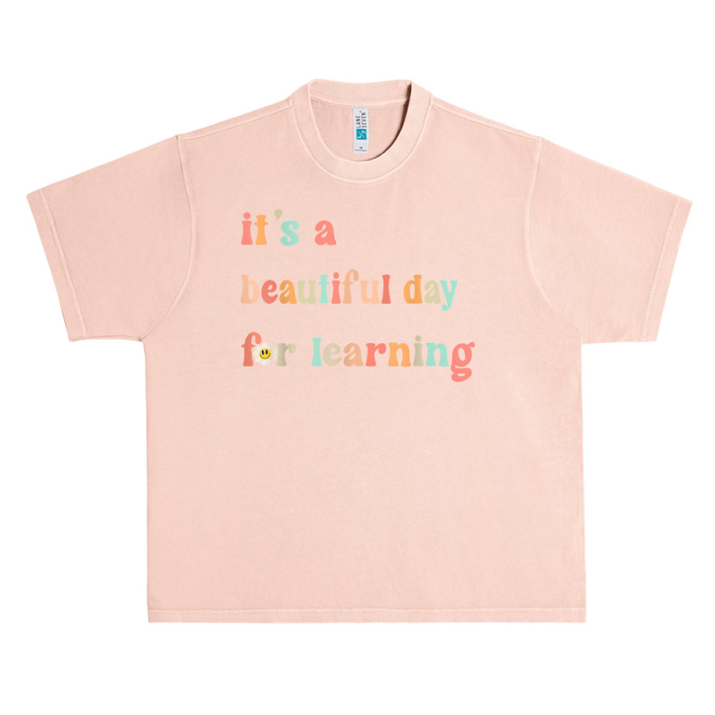 Its Beautiful Day For Learning Retro Teacher Students Women Birthday G Urban Heavy T-shirt | Artistshot