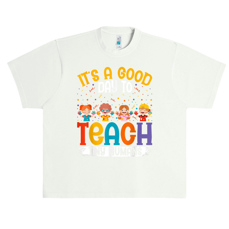 Its Good Day To Teach Tiny Humans Daycare Provider Teacher Christmas Urban Heavy T-shirt | Artistshot