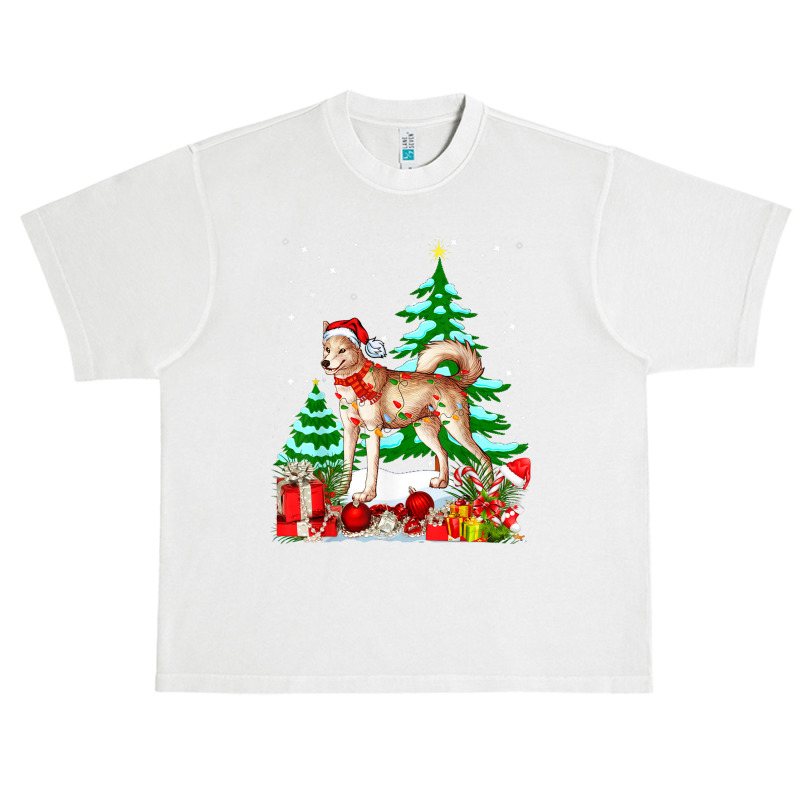 Funny Canaan Dog Christmas Xmas Cute Urban Heavy T-shirt by Posh | Artistshot