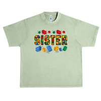 Sister Brick Builder Funny Blocks Master Builder Urban Heavy T-shirt | Artistshot