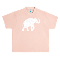 Distressed Elephant Silhouette Urban Heavy T-shirt | Artistshot