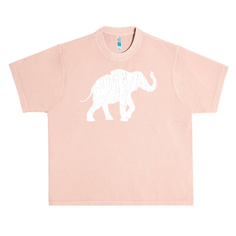 Distressed Elephant Silhouette Urban Heavy T-shirt by thutrinh | Artistshot