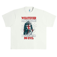 Templar Knight Costume, I Will Fear No Evil, Holy Crusader T Shirt Urban Heavy T-shirt | Artistshot