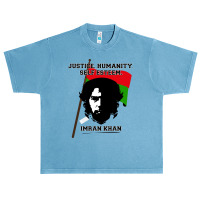 Justice Humanity Self Esteem Pti Pm Prime Minister Imran Khan Pti Merc Urban Heavy T-shirt | Artistshot