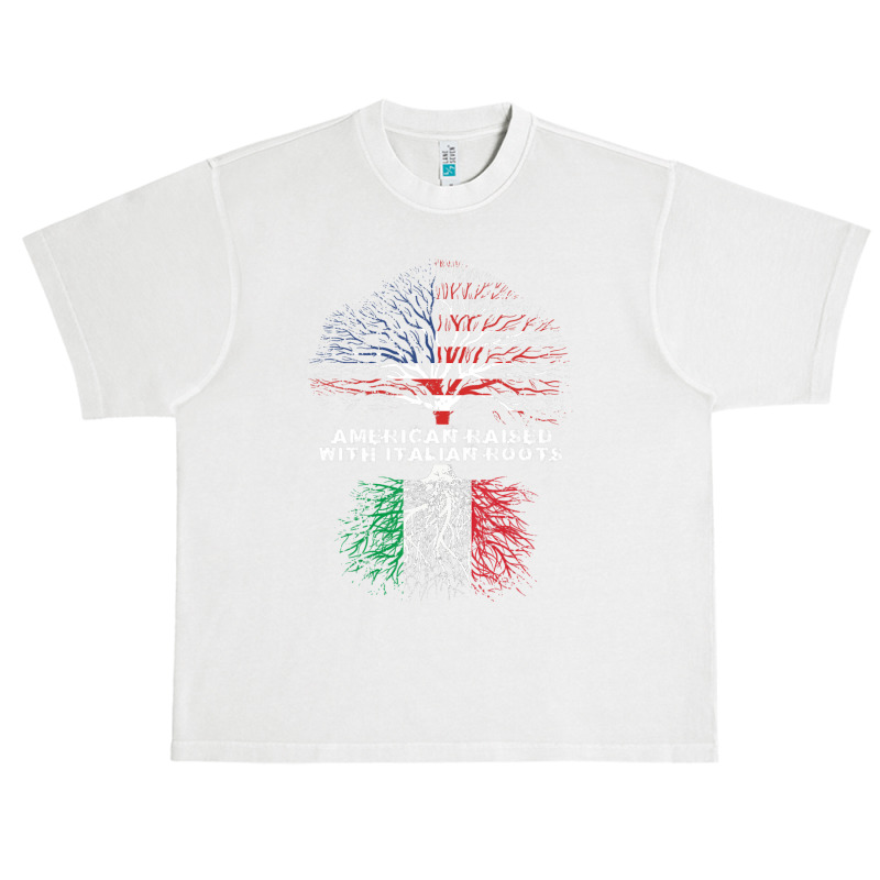 American Raised With Italian Roots Italy Urban Heavy T-shirt by cm-arts | Artistshot