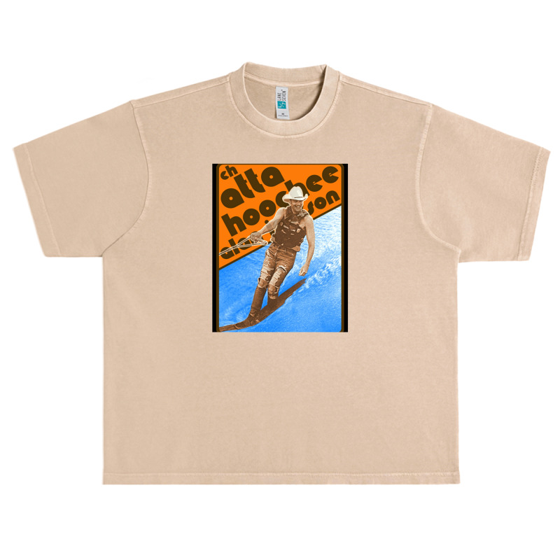 Alan Jackson Chattahoochee Waterskiing Retro Urban Heavy T-shirt by KristyMelton | Artistshot