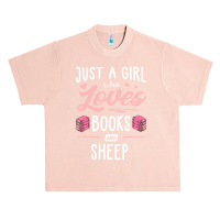 Just A Girl Who Loves Books And Sheep Gift Women Urban Heavy T-shirt | Artistshot