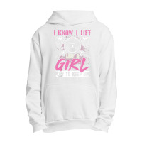 I Know I Lift Like A Girl Try To Keep Up  Gym Gift Urban Pullover Hoodie | Artistshot