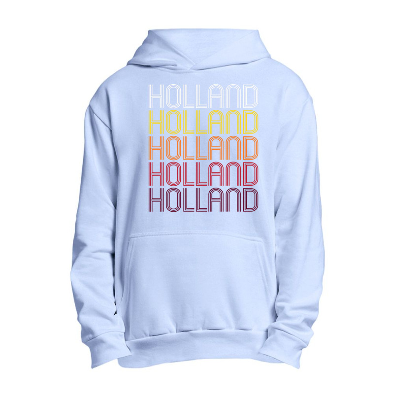 Holland, Mi Vintage Style Michigan Urban Pullover Hoodie | Artistshot