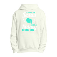 Saved By Jesus And A Kidney Donor Organ Donation Awareness Long Sleeve Urban Pullover Hoodie | Artistshot