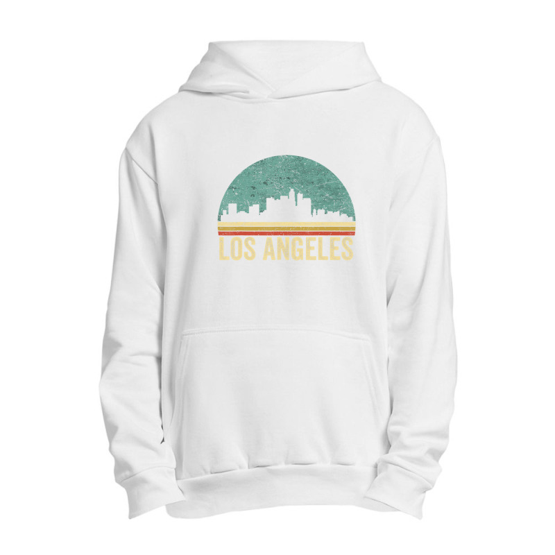 Retro Vintage Los Angeles La Skyline 70s 80s Souvenir Urban Pullover Hoodie | Artistshot