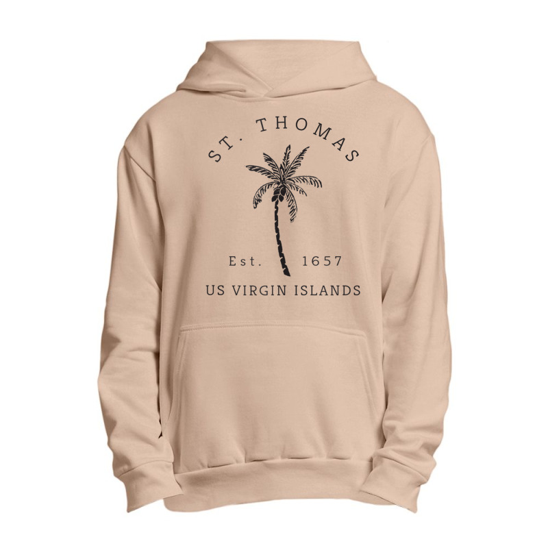 Original St. Thomas Virgin Islands Palm Tree Novelty Art Tank Top Urban Pullover Hoodie by cm-arts | Artistshot