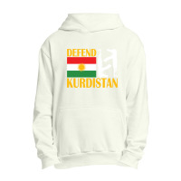 Defend Kurdistan, Kurdish Flag Urban Pullover Hoodie | Artistshot