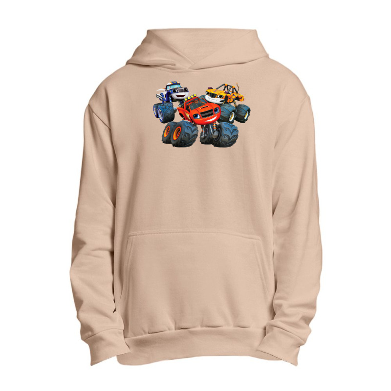 Kids Blaze & The Monster Machines Truck Crew Urban Pullover Hoodie | Artistshot