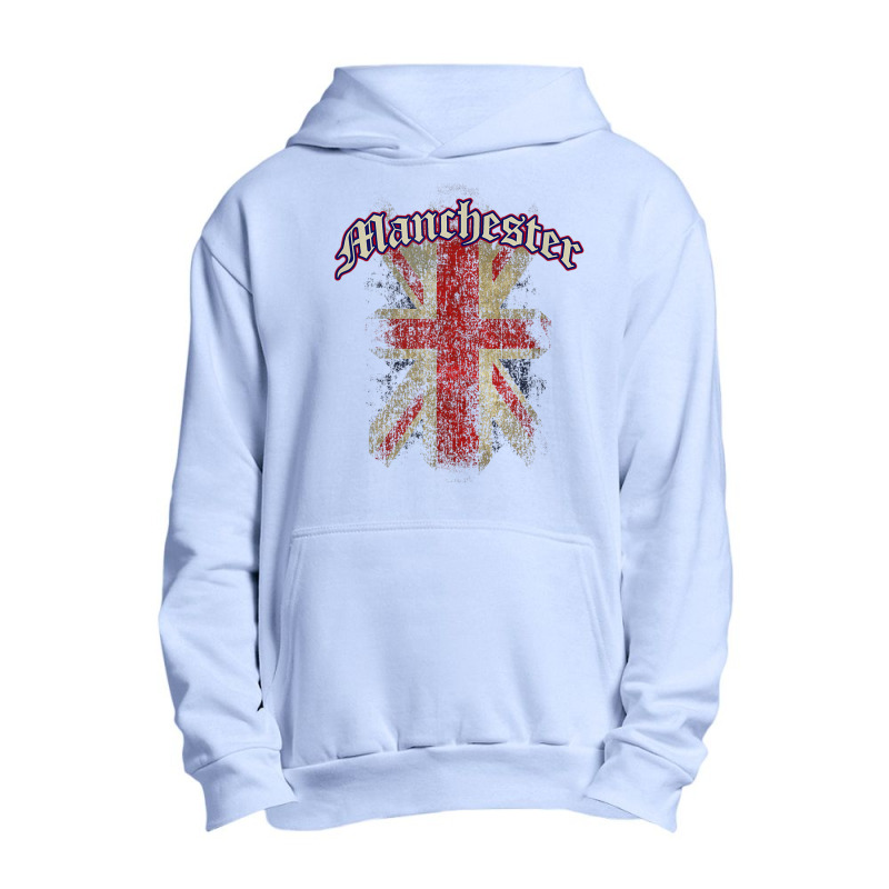 Manchester, Uk  United Kingdom Union Jack English T Shirt Urban Pullover Hoodie | Artistshot