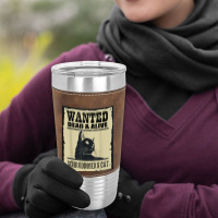 Wanted Dead Or Alive Schrodinger_s Cat Leatherette Tumbler | Artistshot