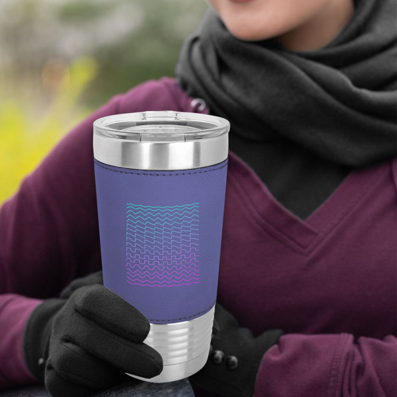 Synthesizer Waveforms Leatherette Tumbler | Artistshot