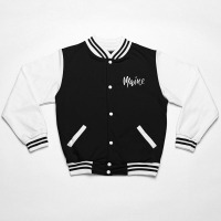 Retro Maine Heaven Bomber Jacket | Artistshot