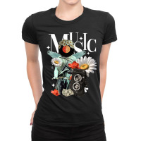 Music Vintage Ladies Fitted T-shirt | Artistshot