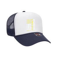 American Flag Gold Ribbon Fight Childhood Cancer Awareness Foam Trucker Hat | Artistshot