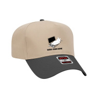 Work From Home Adjustable Baseball Cap | Artistshot