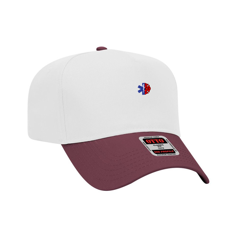 Emt Firefighter Firefighter Two Sided Ems Adjustable Baseball Cap by cm-arts | Artistshot