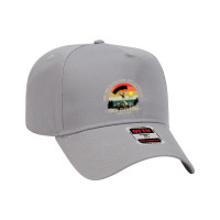 Skydiving Adventures Sky Is Calling Parachutes On Vintage Sunset Retro Adjustable Baseball Cap | Artistshot