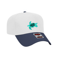 Neon Sea Turtle Adjustable Baseball Cap | Artistshot