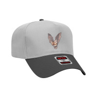 Grey Long Eared Bat Adjustable Baseball Cap | Artistshot