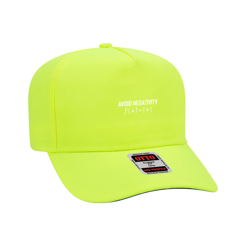 Humorous Avoid Negativity Math Equation Men Women Adjustable Baseball Cap by cm-arts | Artistshot