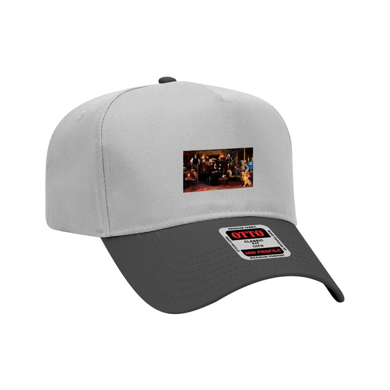 Shadows Family Portrait Adjustable Baseball Cap by cm-arts | Artistshot