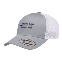 Gaming Mana Low Need Milk Retro Trucker Cap | Artistshot