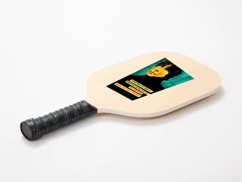 Neil Gaiman Quote, Neil Gaiman Quote Art, Neil Gaiman Quote Vintage, N Pickleball Paddle | Artistshot