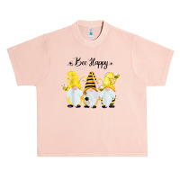 Bee Happy Bee Gnome Spring Urban Heavy T-shirt | Artistshot