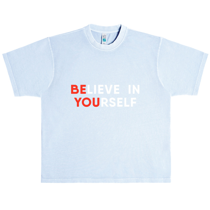 Believe In Yourself Motivation Pullover Urban Heavy T-shirt | Artistshot