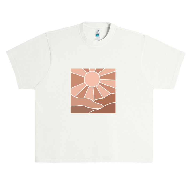 Aesthetic Browny Sun Urban Heavy T-shirt | Artistshot